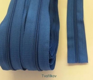 Zip modrý 340